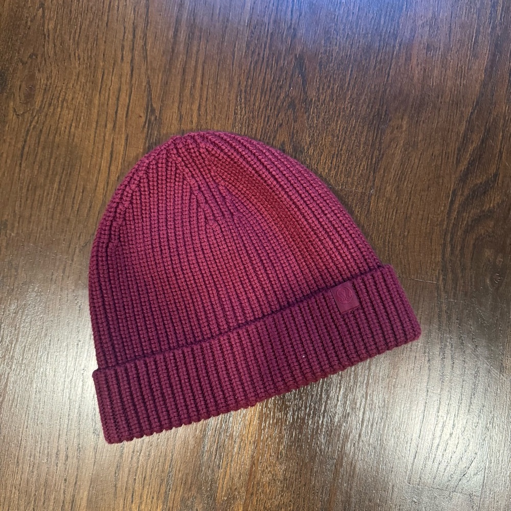 NEVER WORN: Lululemon Close-Fit Wool-Blend Ribbed Knit Beanie